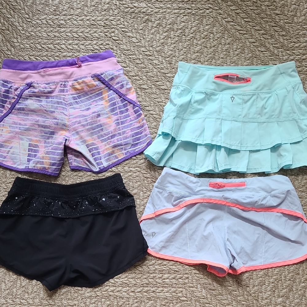 Ivivva Kids Shorts Set - Purple, Mint, Black, Gray